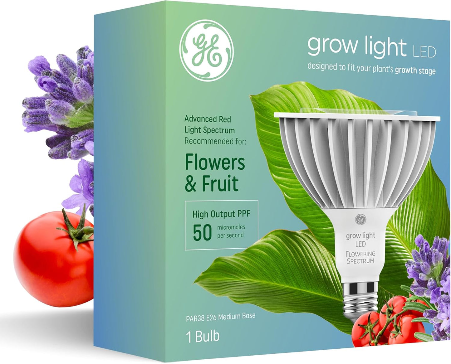 GE Grow LED Light Bulb for Indoor Plants - Optimal Growth