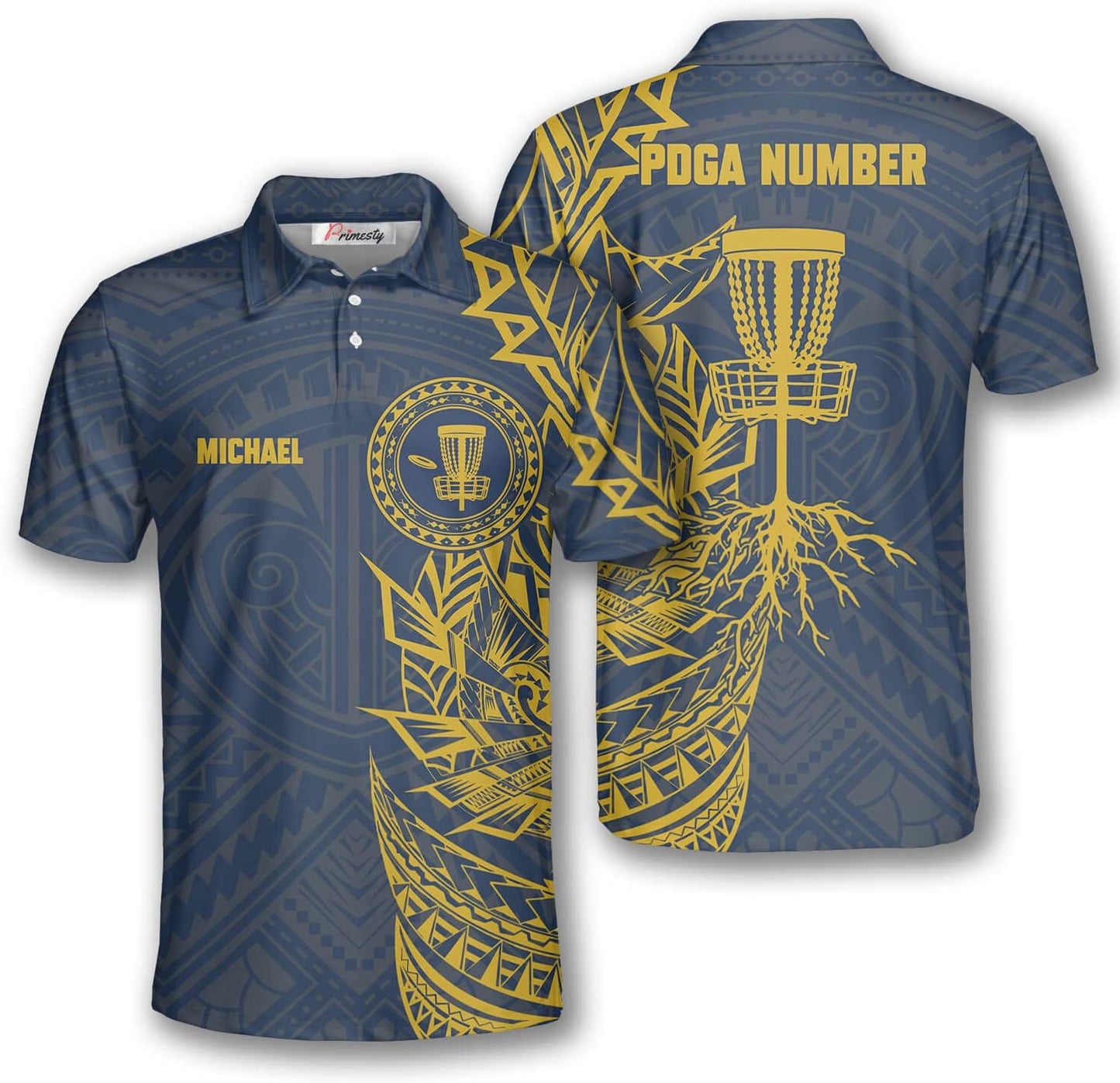 Custom Disc Golf Polo Shirts by PRIMESTY