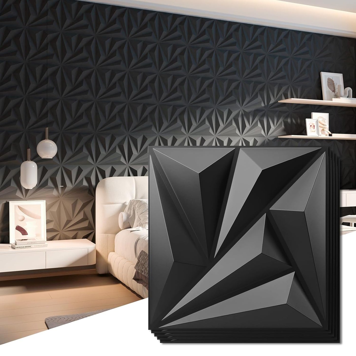 Art3d 100 Pack Decorative 3D Wall Panels for Stylish Interiors