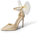DREAM PAIRS Women's Strappy Stiletto Pumps - Elegant 4-in Heel Shoes