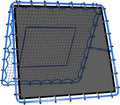 Dual-Sided Soccer Rebounder Net - Fast & Slow Training Rebounder