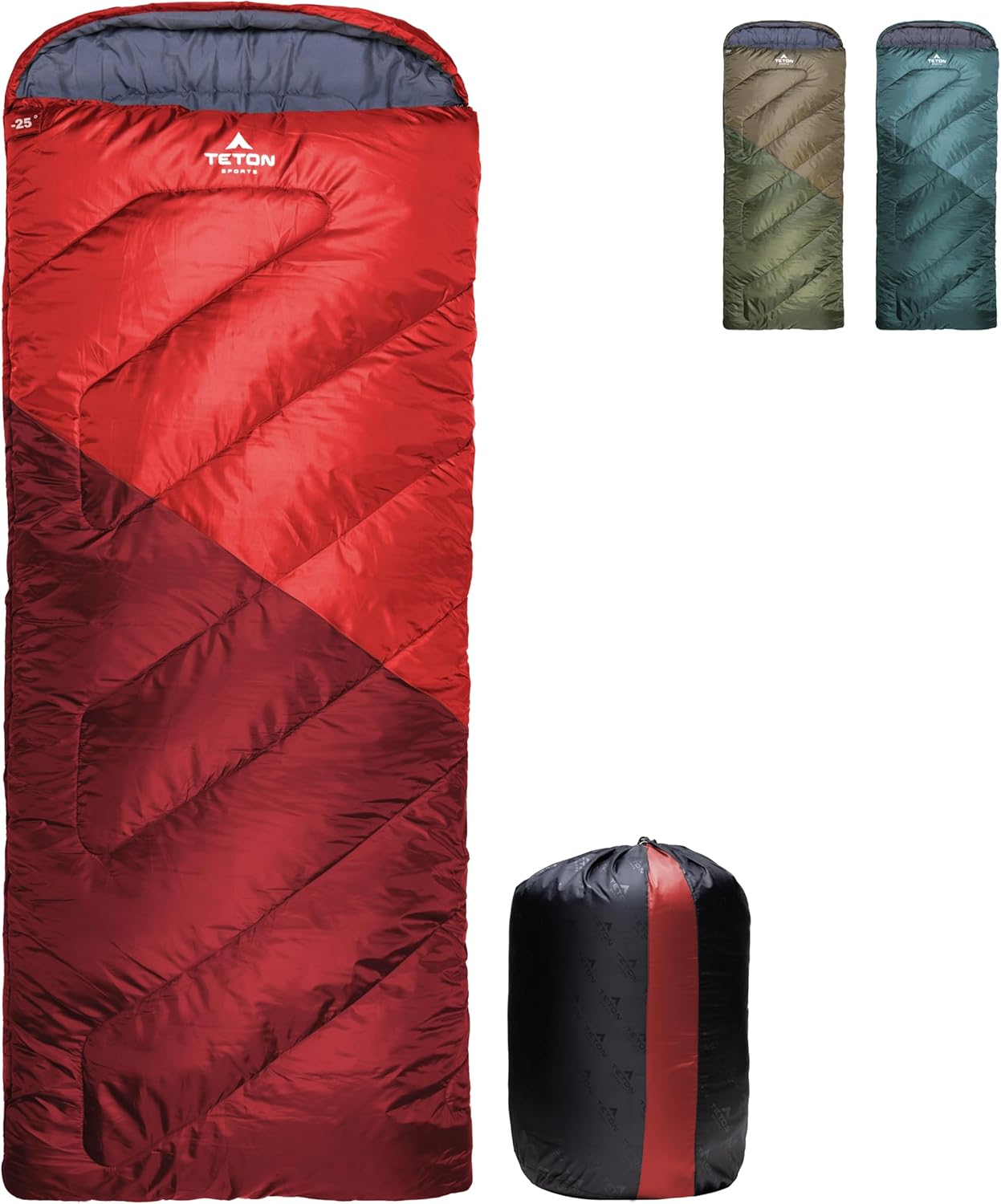 Teton Celsius Regular Sleeping Bags for All Weather Comfort