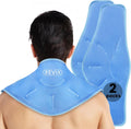 REVIX Neck Ice Packs XL Contoured Wrap for Neck and Shoulders