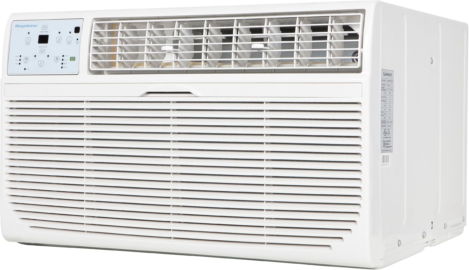 Keystone 12,000 BTU Wall AC & Dehumidifier - Quiet Cooling
