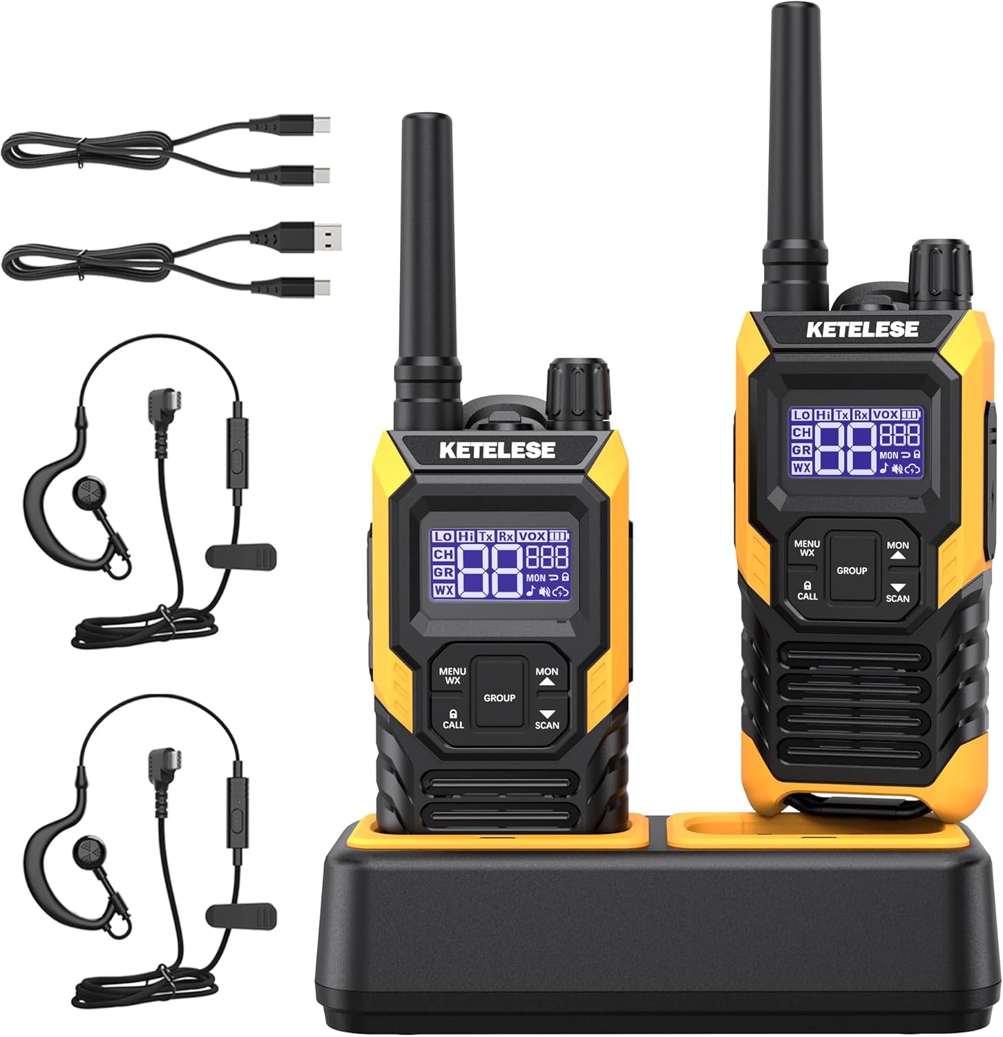 T4 Heavy Duty Walkie Talkies for Reliable Communication Outdoors