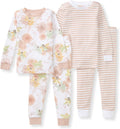 Burt's Bees Baby Girls' Organic Cotton Pajama Set for Comfort