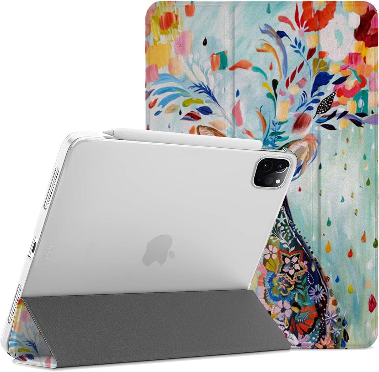DuraSafe iPad Pro 12.9 Inch 4th Gen 2020 Cover with Deer Print