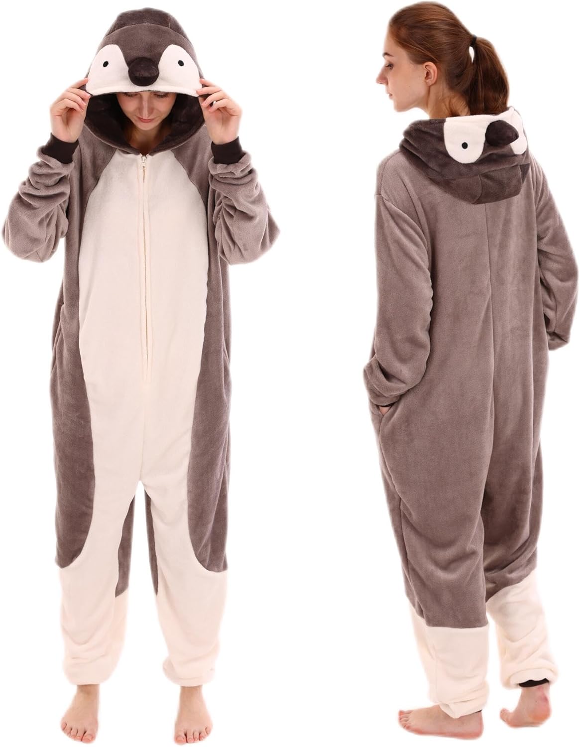 COSUSKET Snug Fit Unisex Adult Onesie Pajamas for Comfort