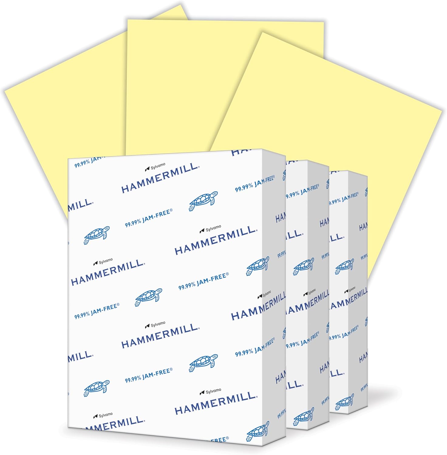Hammermill Colored Paper 20 lb Canary Printer Paper 8.5 x 11