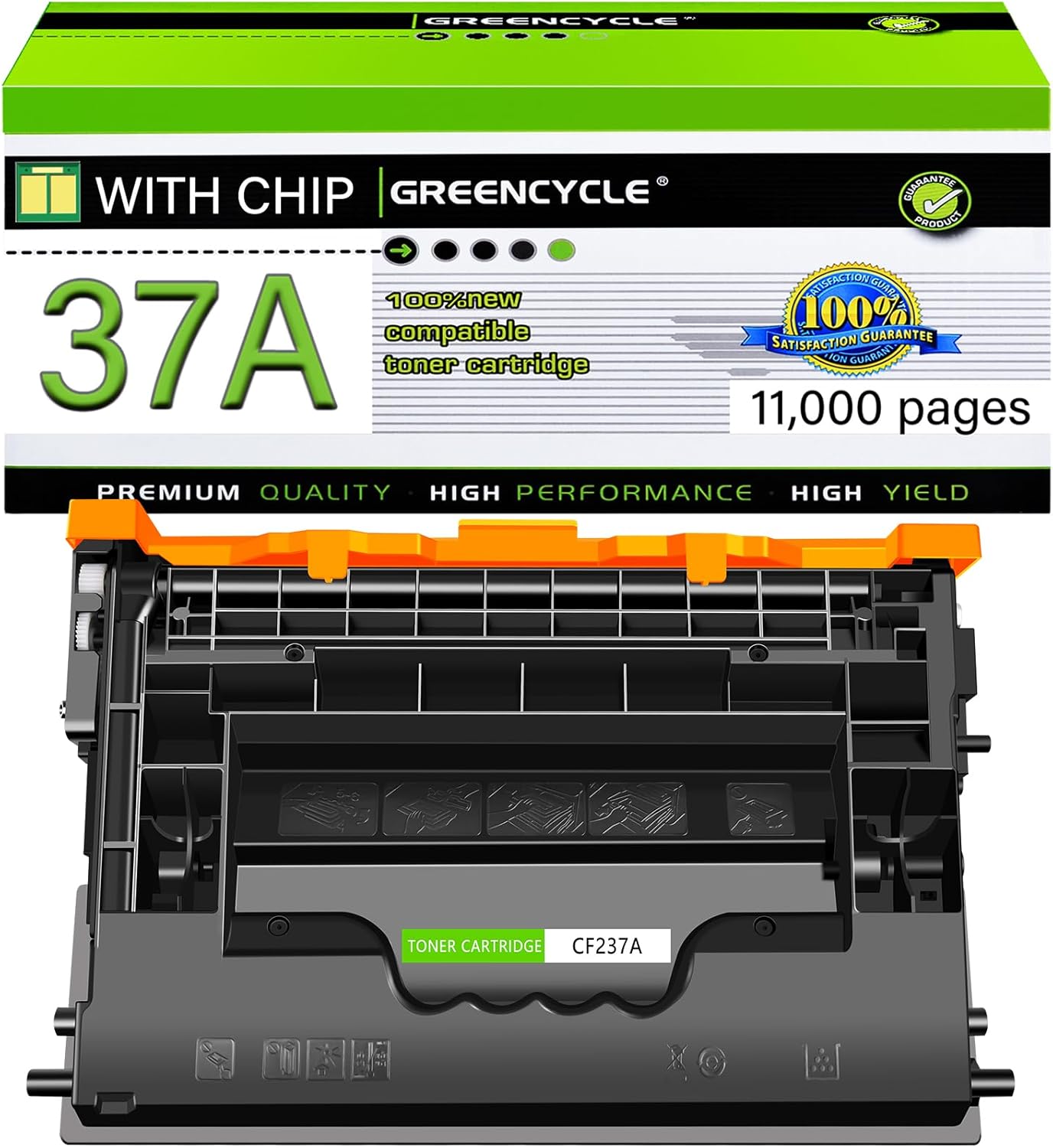 High Yield Compatible Toner Cartridge for HP 37A CF237A Printers