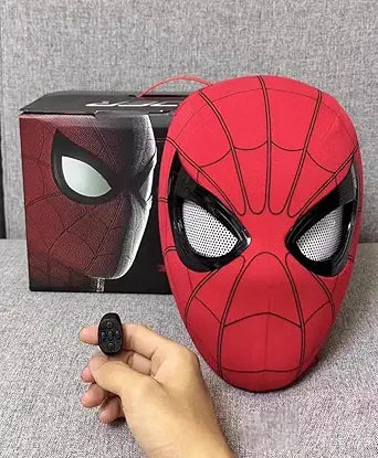 Super Spider Hero Man Mask with Remote Control and Movable Eyes