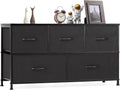 OLIXIS 5 Drawers Dresser for Bedroom - Compact Fabric Storage Tower