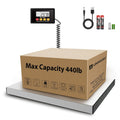 Digital Postal Scale 440lb x 10g Accuracy - Heavy Duty Shipping Scale