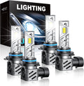 RCJ 9005/HB3 9006/HB4 Fog Light Bulbs Combo - 6000K Bright Upgrade