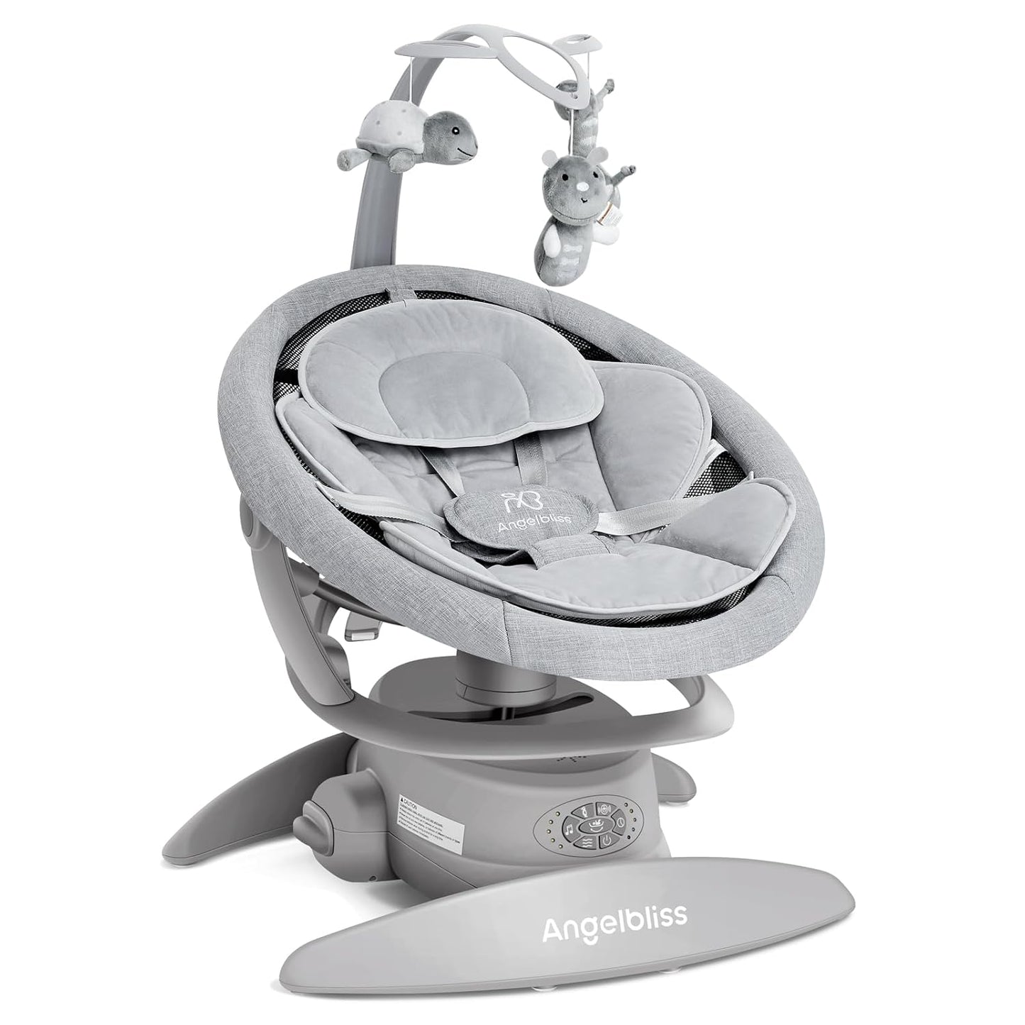 ANGELBLISS 3-in-1 Baby Swing: Motion Detection & Bluetooth