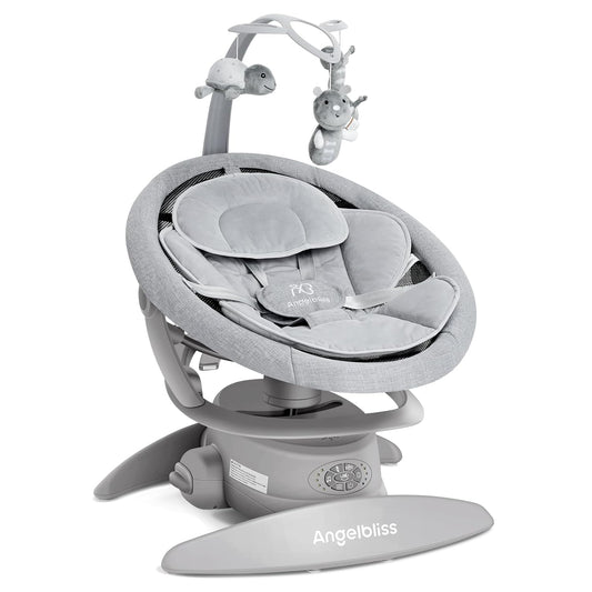 ANGELBLISS 3-in-1 Baby Swing: Motion Detection & Bluetooth