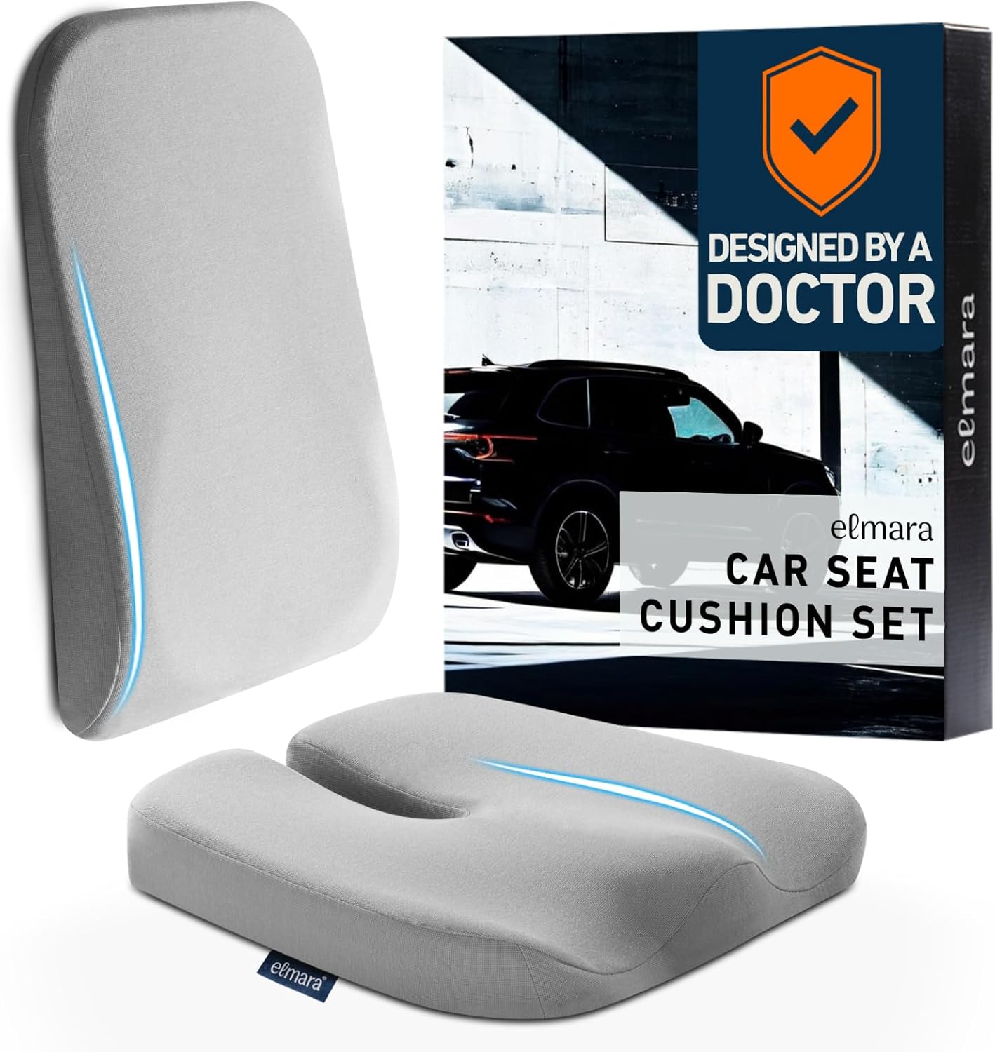 Elmara Car Seat Cushions for Driving Comfort and Support