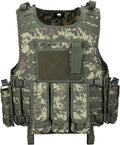 Tactical Airsoft Vest Adjustable Modular Paintball Vest - Versatile