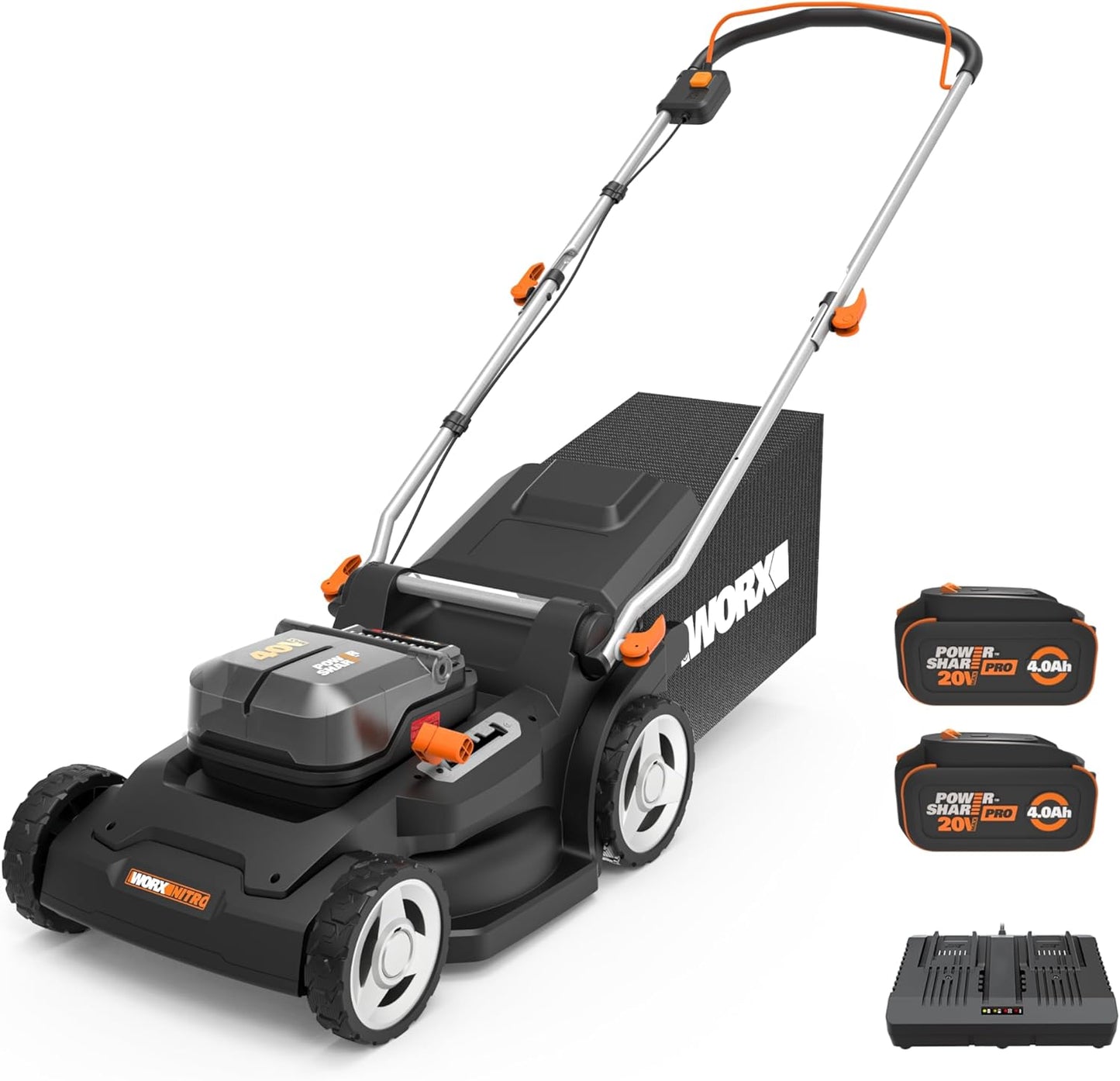 WORX 40V 17ft' Cordless Lawn Mower for Medium Yards Review