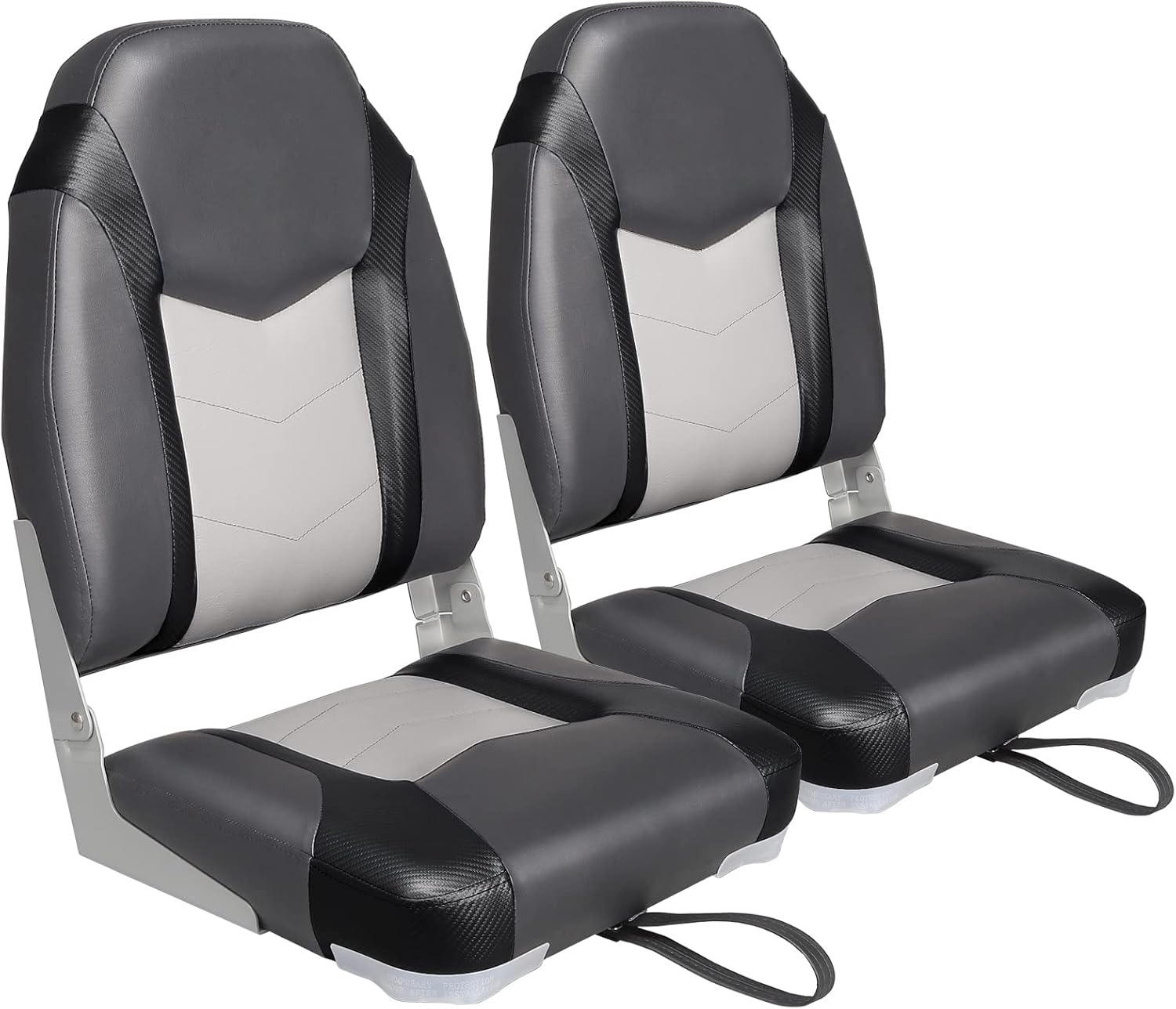 Elite Low/High Back Folding Fishing Boat Seat for Comfort
