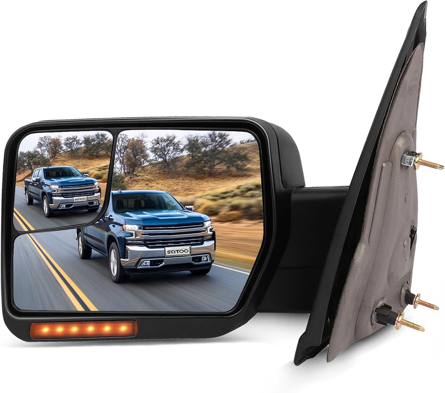 SCITOO Towing Mirror for Ford F150 with Puddle Lights and Heat