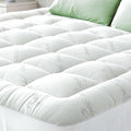 Full Size Bamboo Viscose Mattress Topper - Ultra Soft Cooling Pad