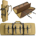 Soft Rifle Case 48 in Tactical Double Rifle Backpack - Lockable Zipper