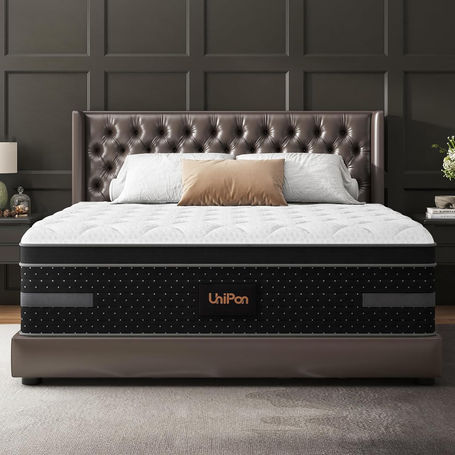 Firm Twin Size Mattress with Extra Lumbar Support for Comfort