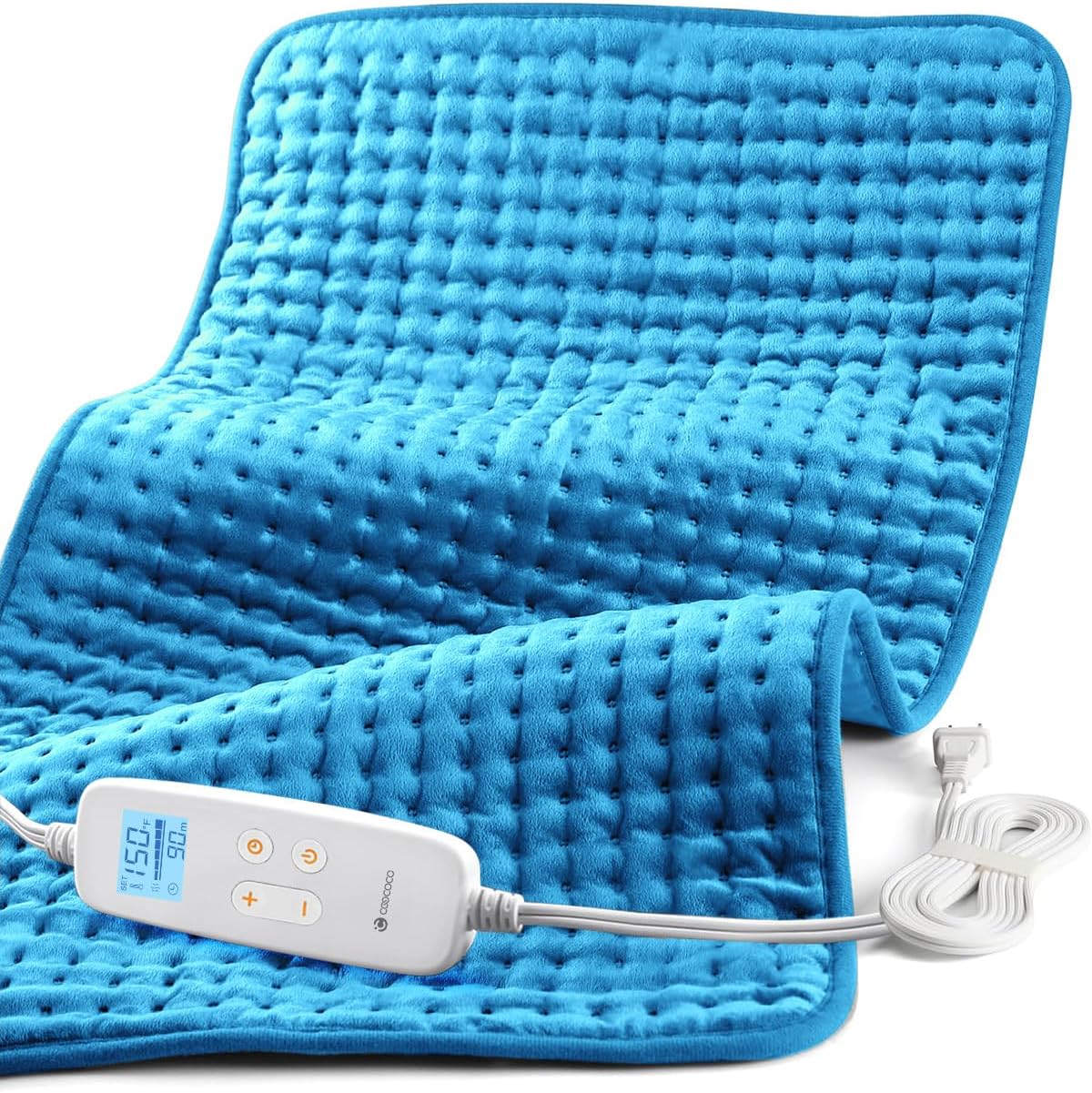 Heating Pad for Back Pain Relief & Cramps, Large 17inx33