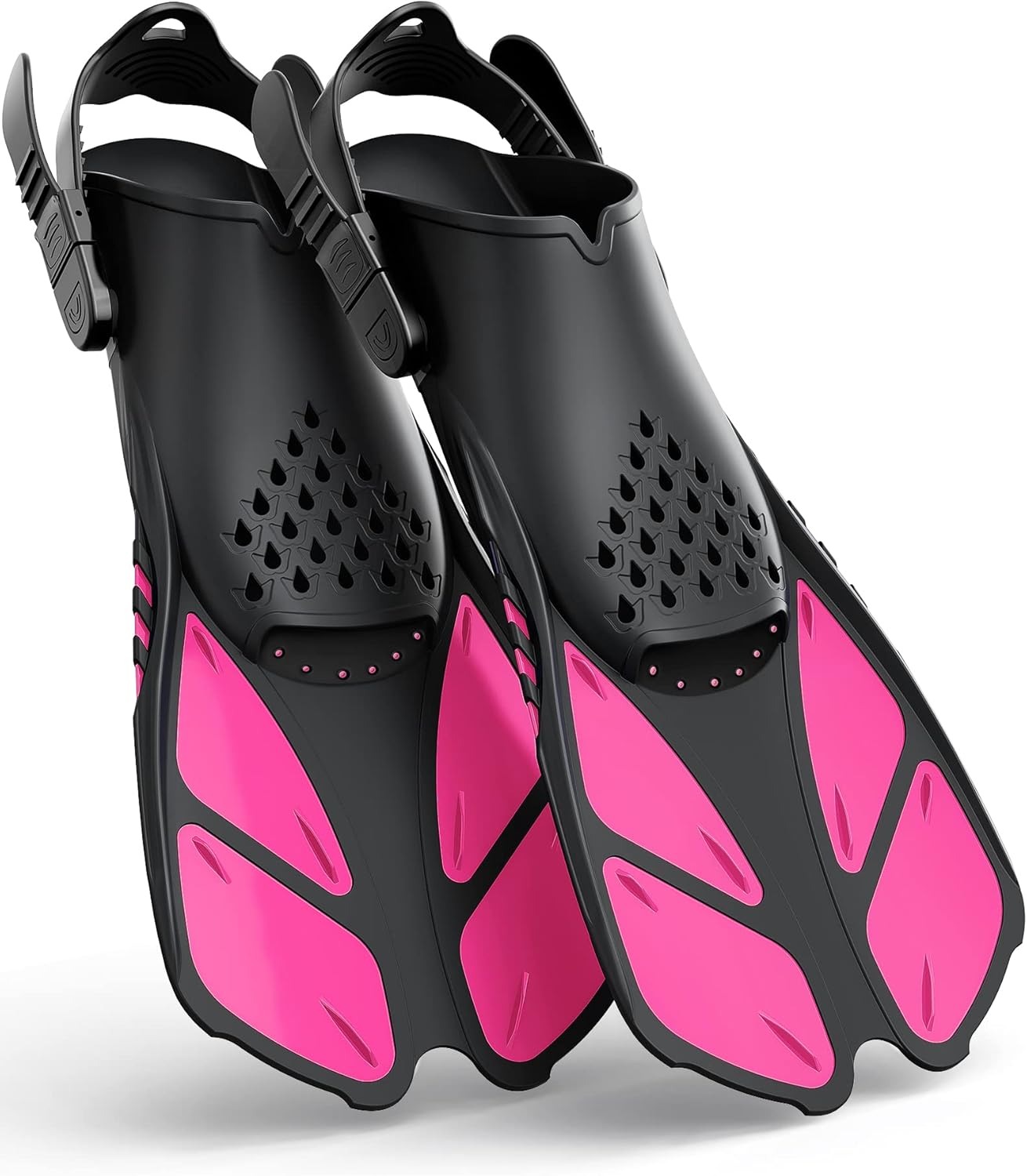 Greatever Snorkel Fins Adjustable Open Heel Swim Flippers