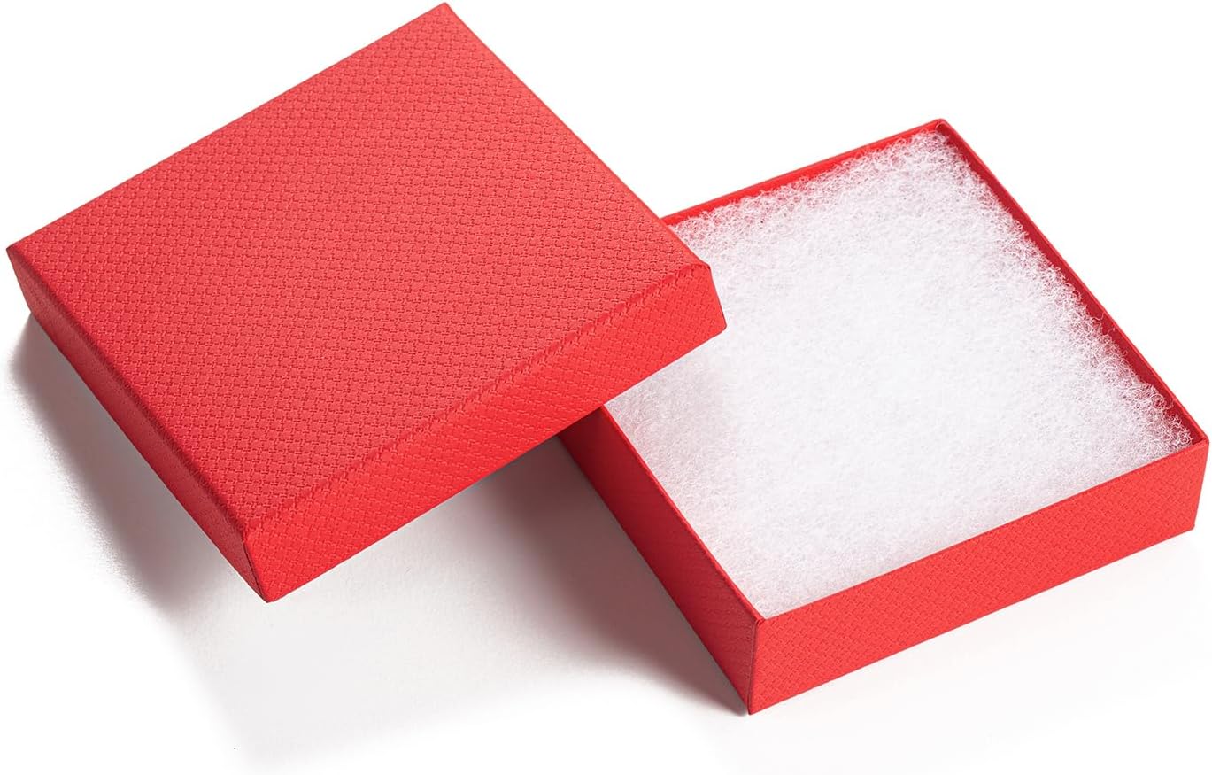 GEFTOL Jewelry Gift Boxes 96 Pack for Earrings and Necklaces