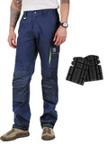 Cargo Construction Flex Work Pant for Men - Double Knee, Knee Pads
