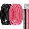 Marine Wire 8 Gauge Marine Grade Wire 30FT Red & 30FT Black - Tinned