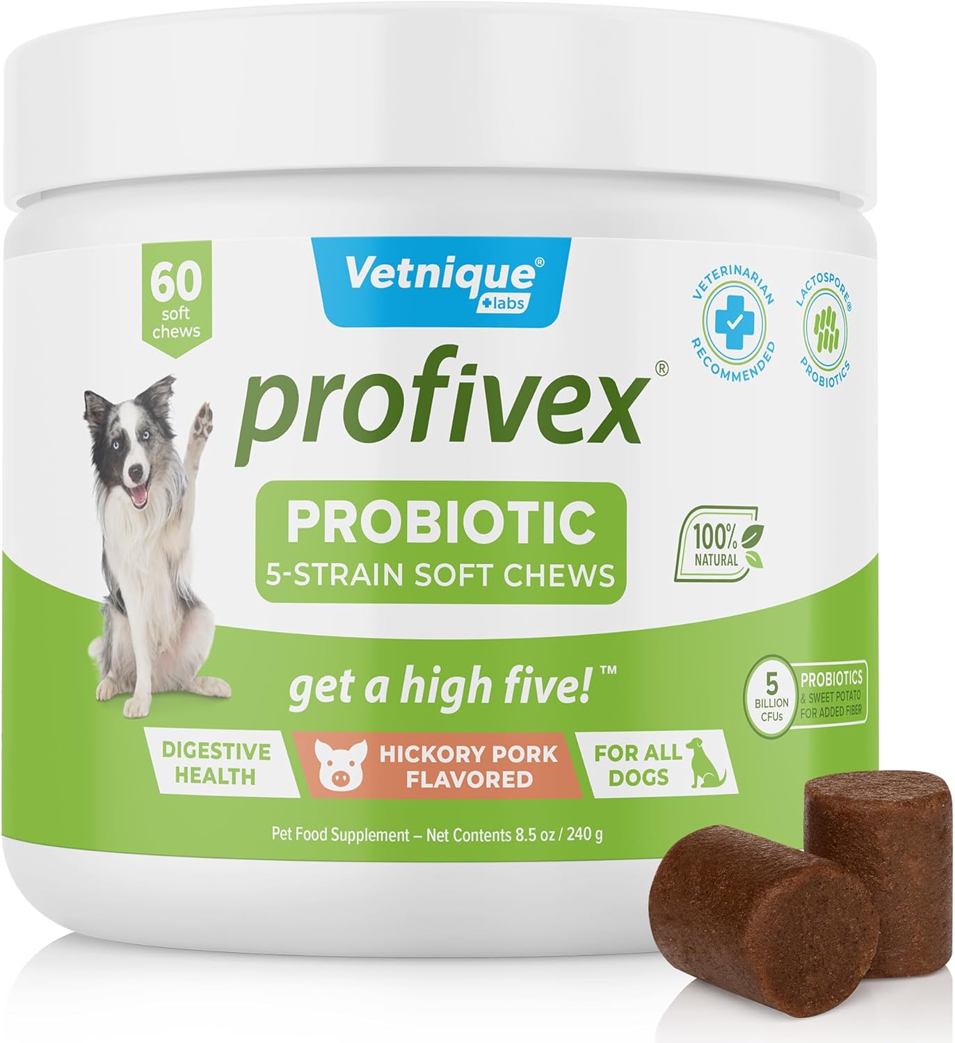 Profivex Probiotics for Dogs - All Natural Chews & Powder