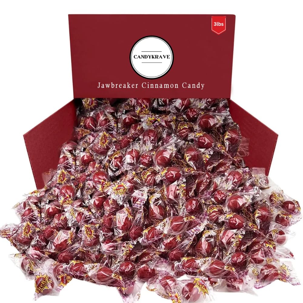 Atomic Fireballs Candy in Bulk - 3 LB of Fiery Cinnamon Treats