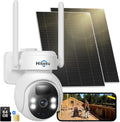 Hiseeu No WiFi Security Camera with 24/7 Recording and Solar Power