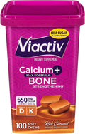 Viactiv Max Calcium + Vitamin D3 Rich Caramel Chews - 6 Pack