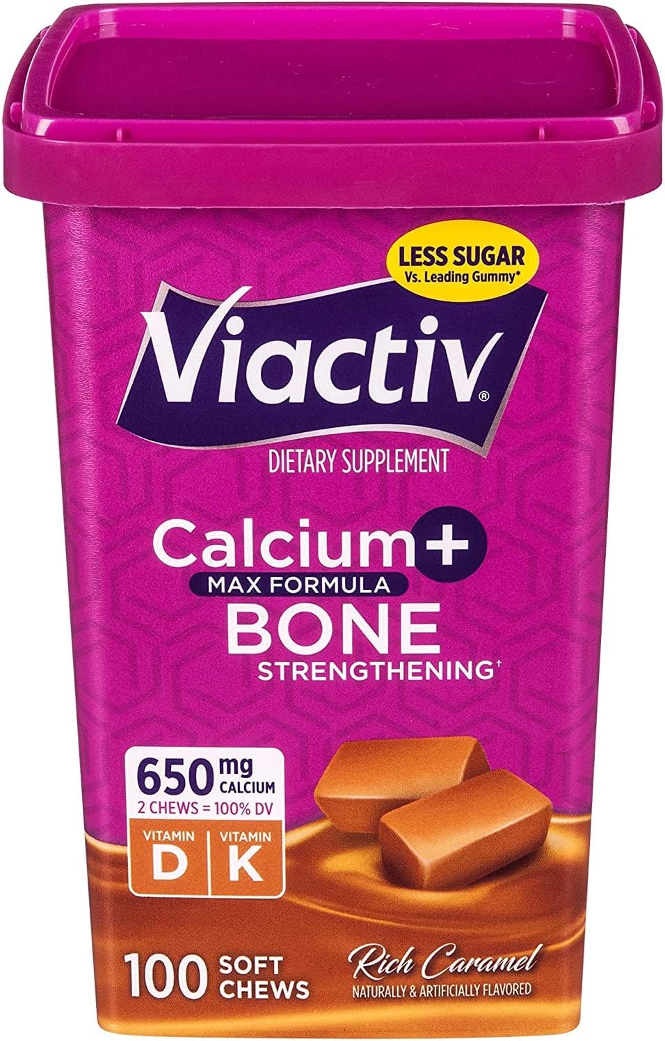 Viactiv Max Formula Calcium and Vitamin D3 Soft Chews for Health