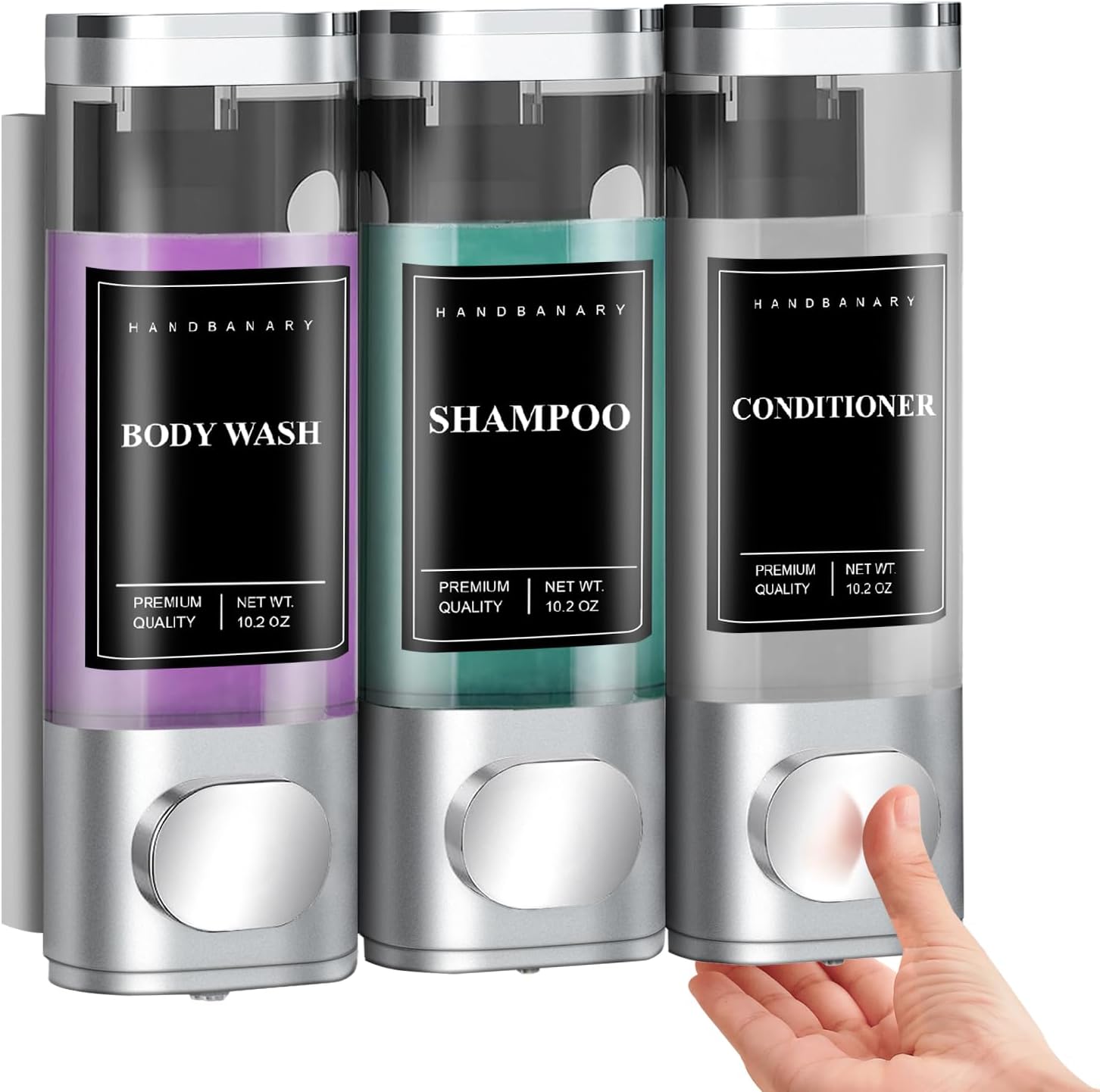 3 Chamber Shower Dispenser for Organization