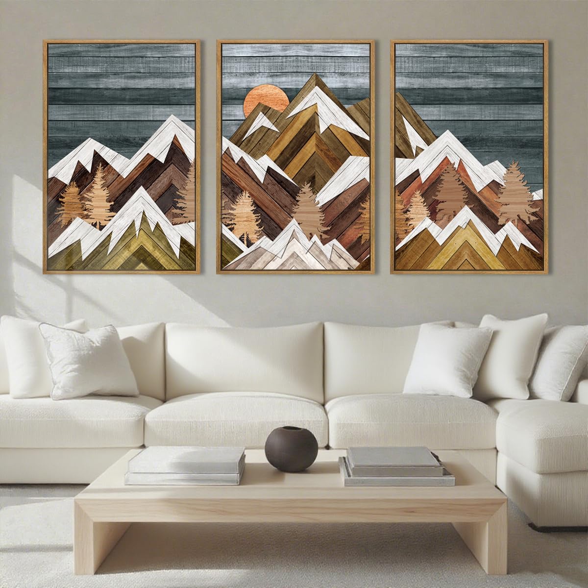 Extra Large Mountain Wall Art Decor for Living Room and Office