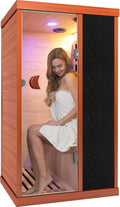 Far Infrared Sauna 800W Indoor Home Sauna - Low EMF One-Person