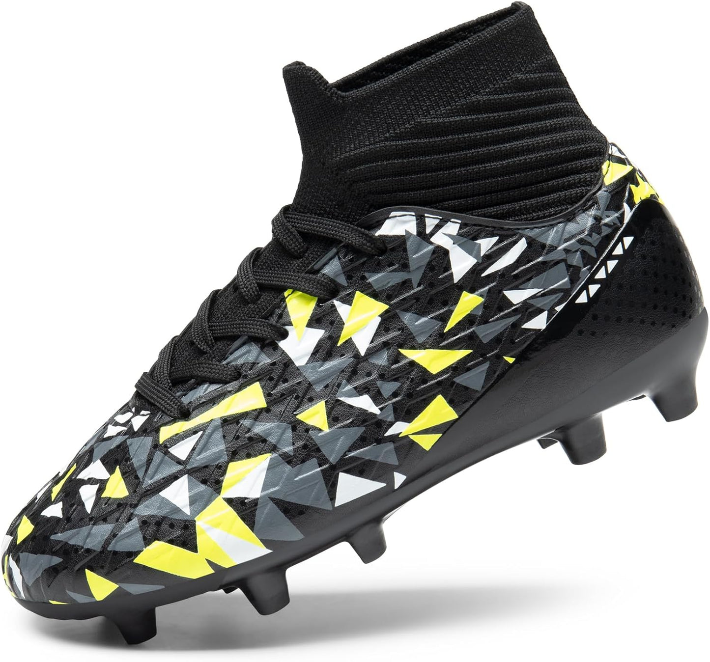 DREAM PAIRS Boys Football Cleats for Youth High Top Soccer