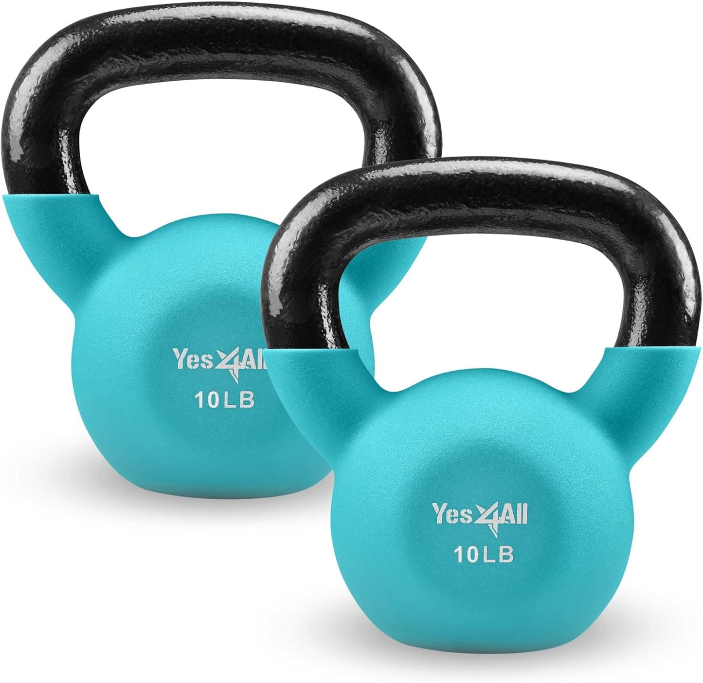 Yes4All Kettlebell Neoprene Coated for Home Gym Workouts