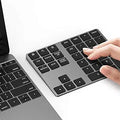 Bluetooth Number Pad Slim Aluminum 34-Key Numeric Keypad - Portable
