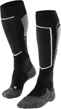 FALKE Men's SK2 Ski Socks: Quick Dry Merino Wool