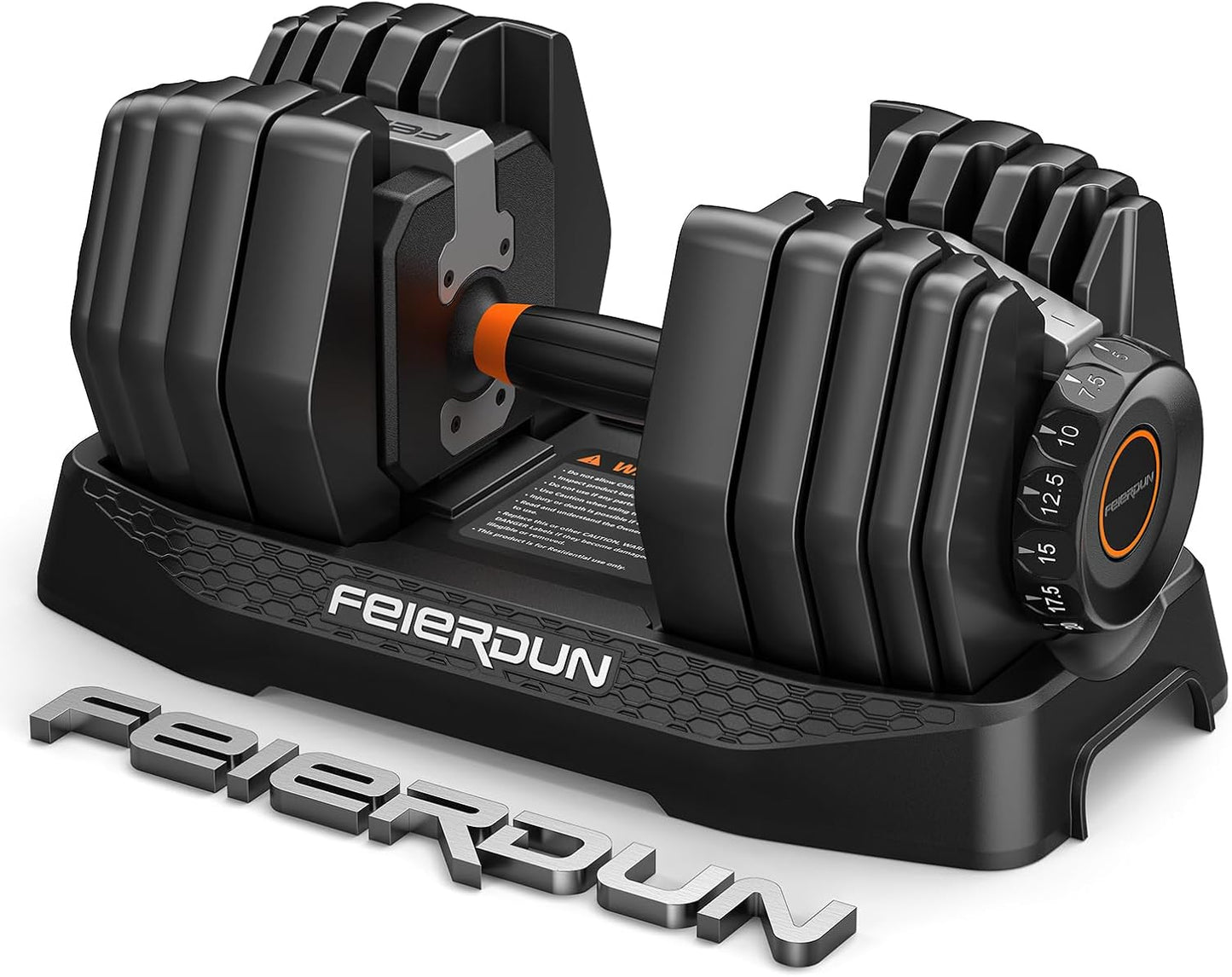 Adjustable Dumbbell Set for Home Gym - 15-in-1 Weight System