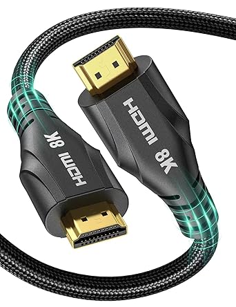 Long 8K HDMI Cables 25FT - Ultra High Speed HDMI Braided Cord