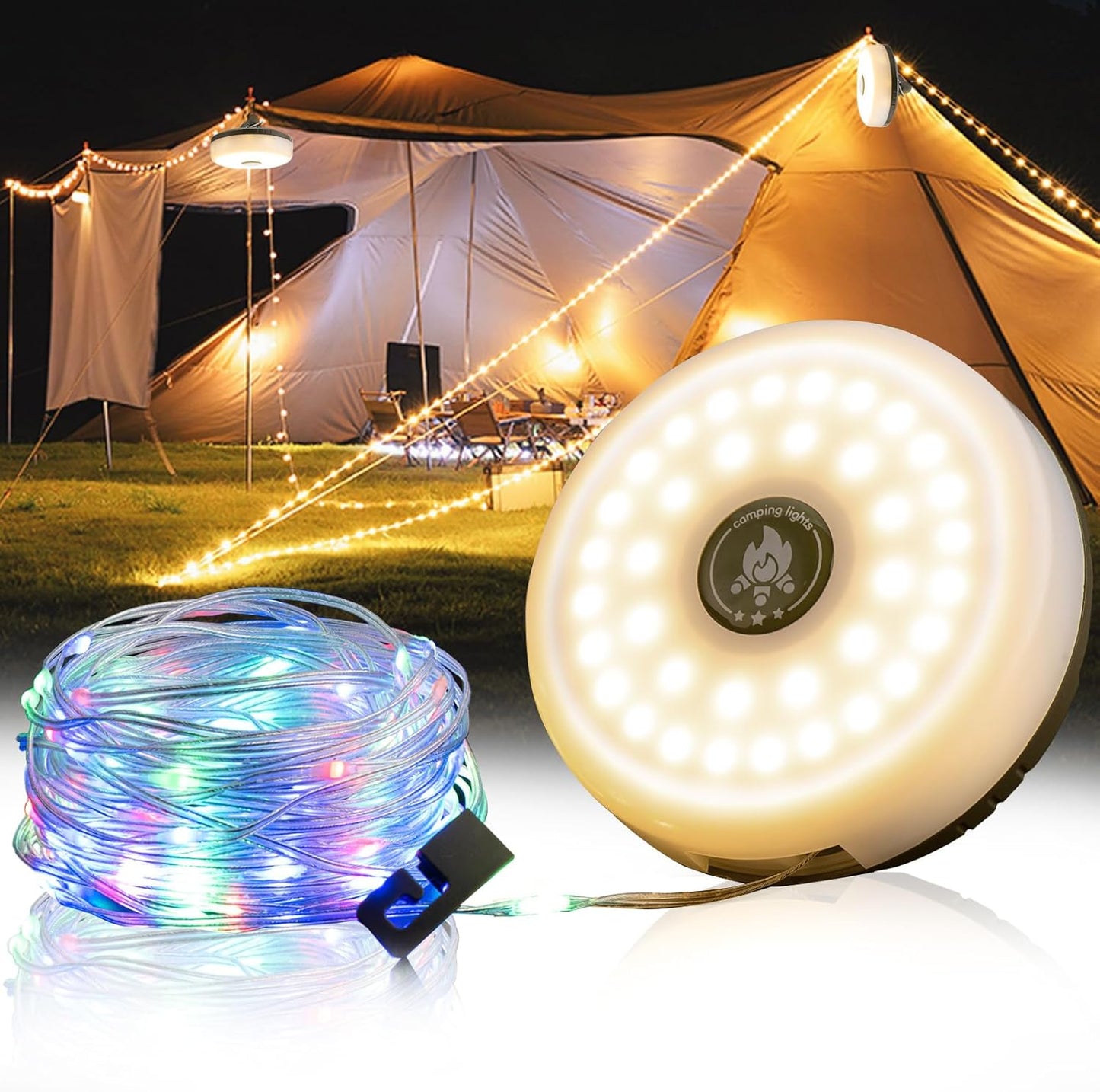 Sutaig Camping Lantern: 8 Modes, Quick Recovery, Waterproof, Fast Charge