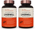 LiverWell Liver Cleanse Supplement - Milk Thistle Blend for Liver
