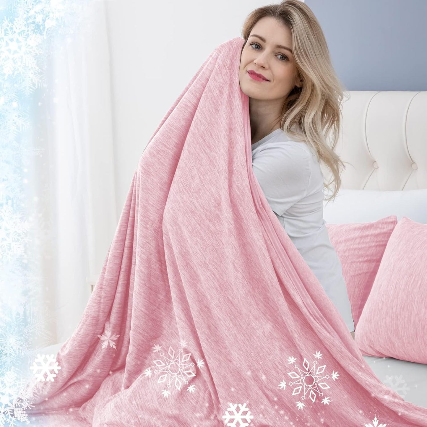 Cooling Blanket for Hot Sleepers by CHOSHOME - Lightweight & Soft